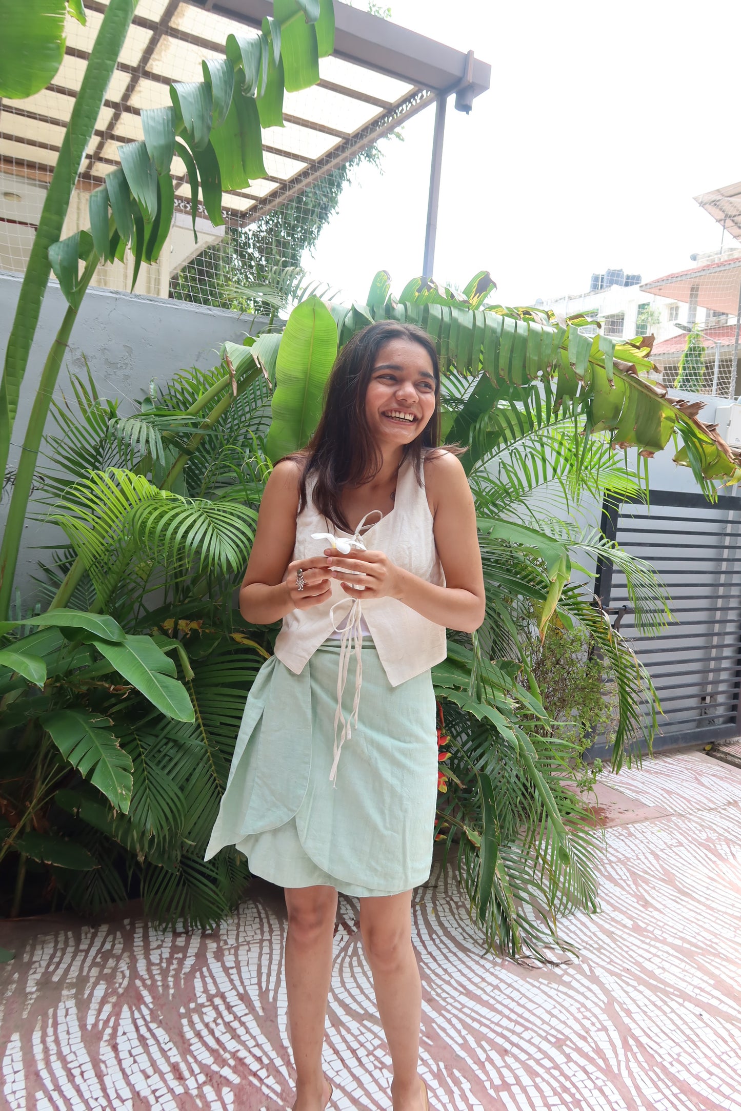 kim tie skirt