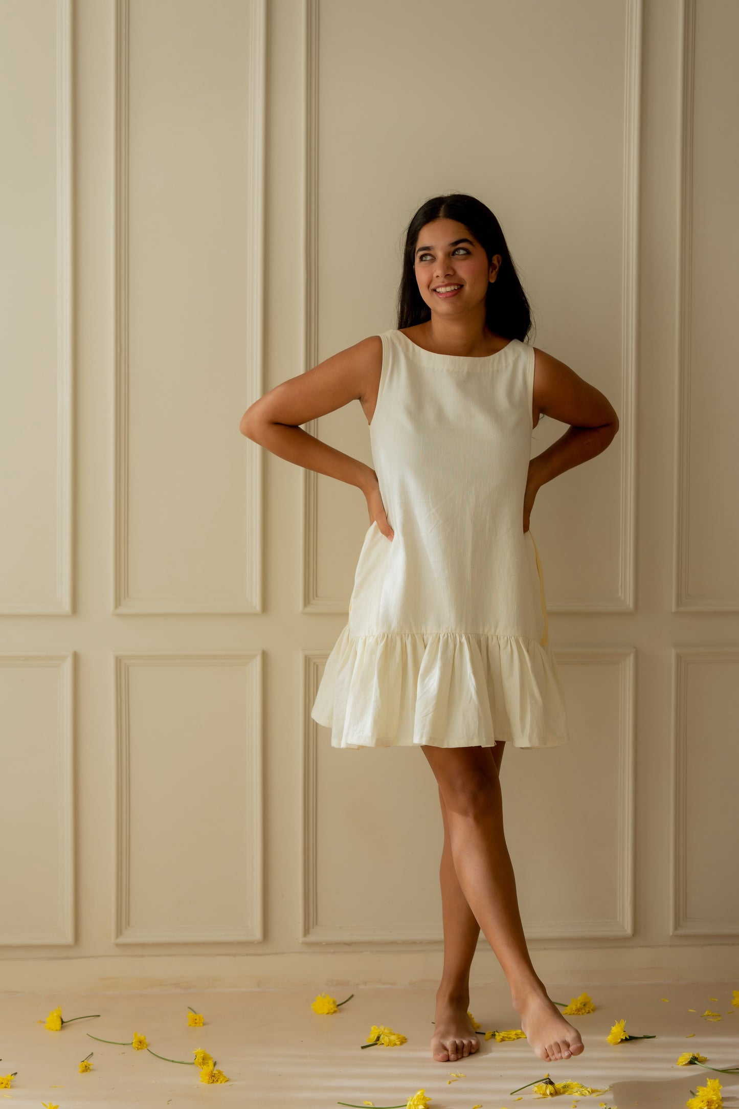 selena dress - hot pink