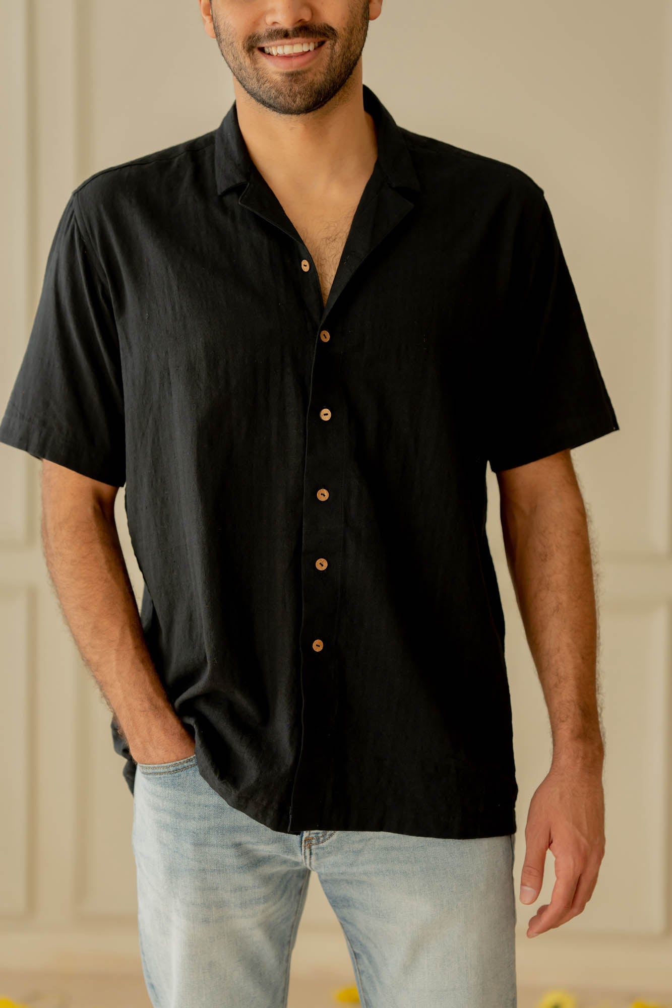 sean shirt - black