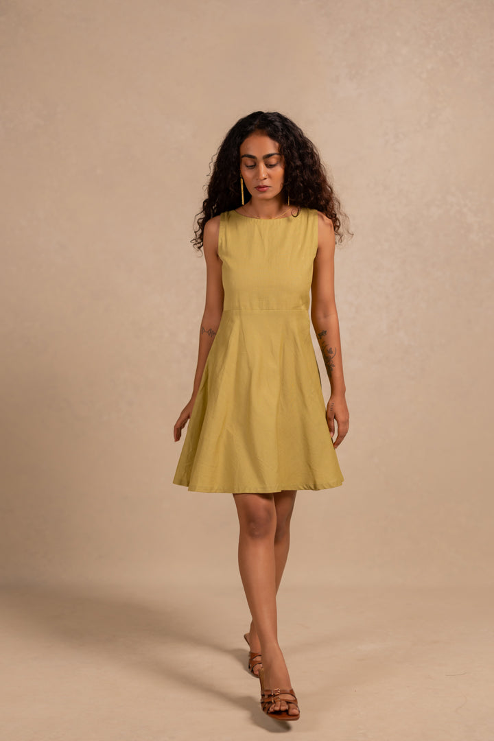 hailey dress - matcha green