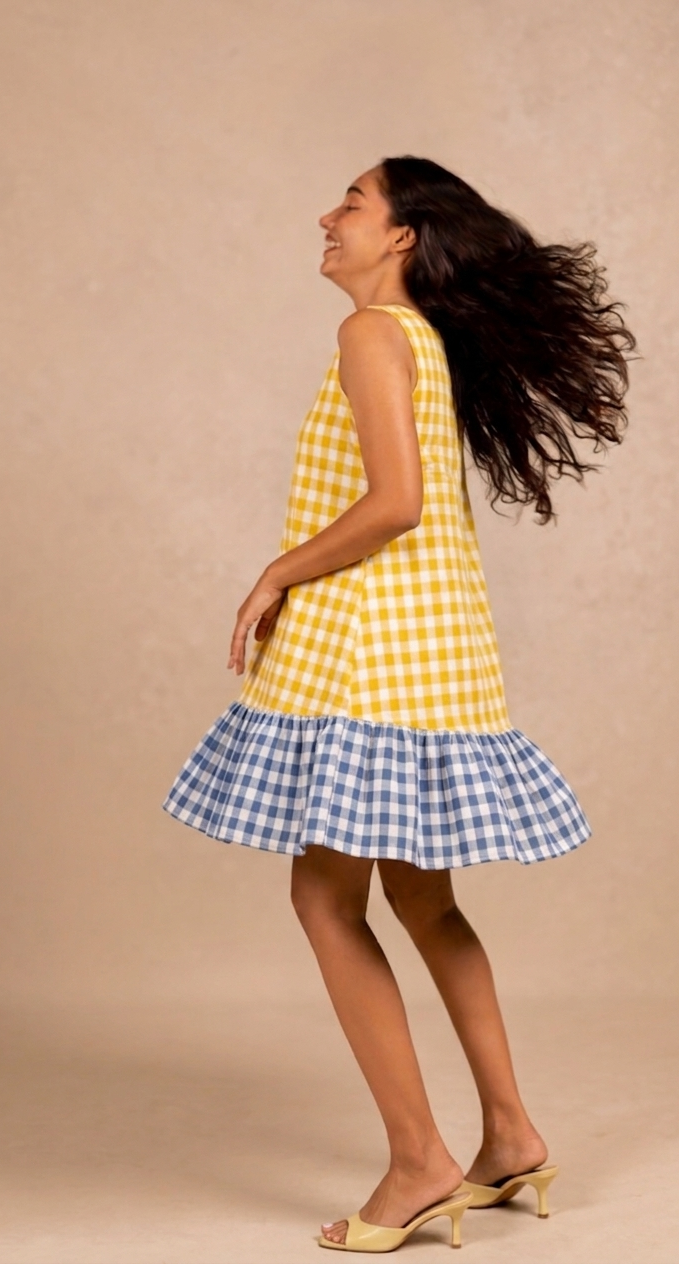 selena dress - gingham edit