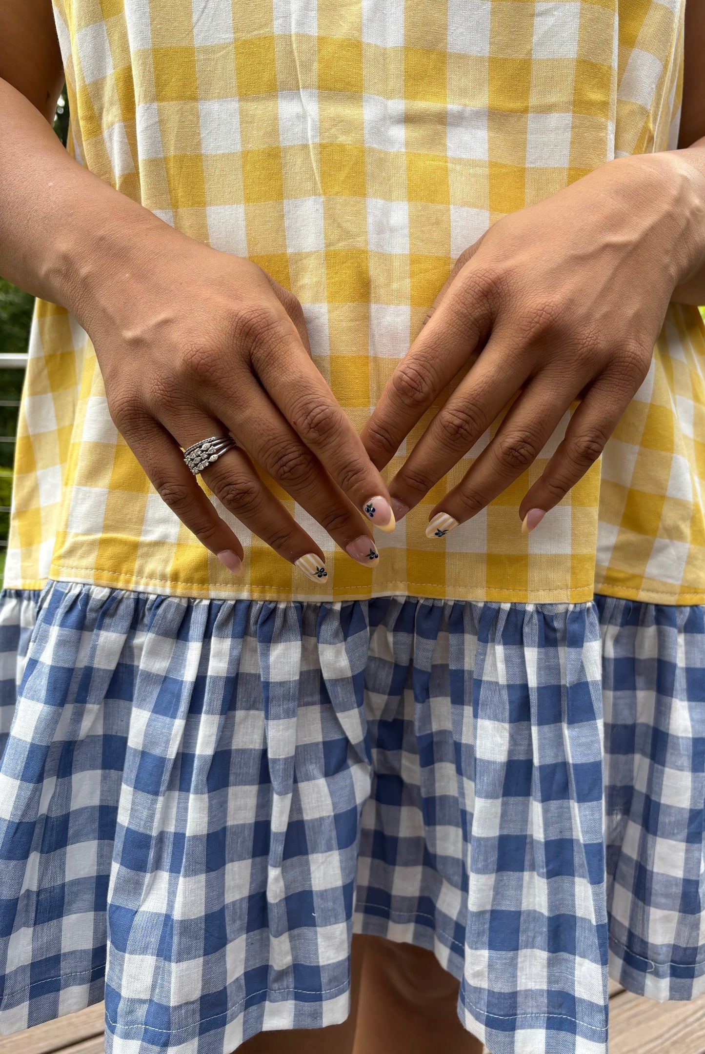 selena dress - gingham edit
