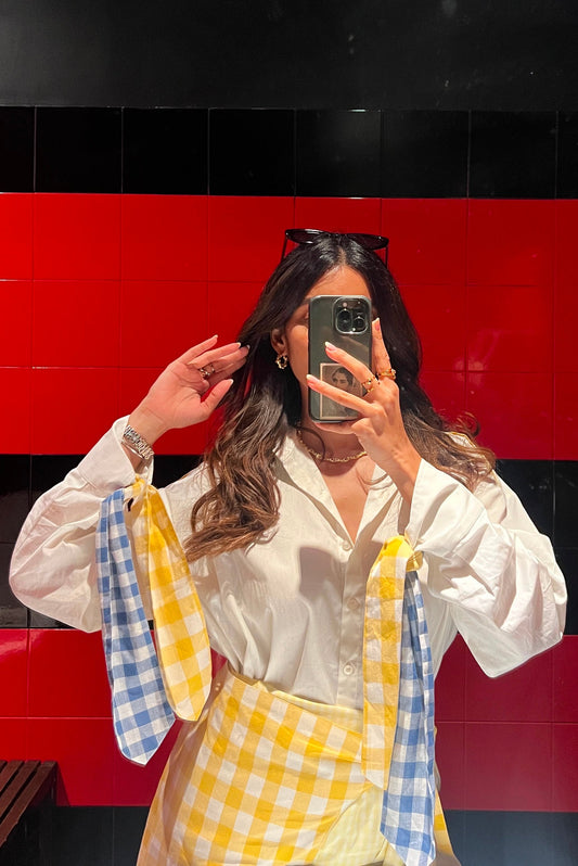 sara oversized shirt - summer edit
