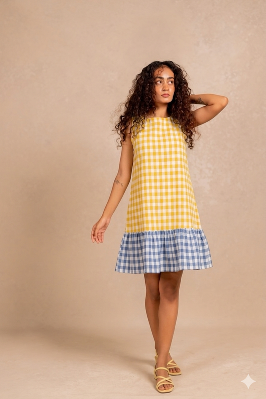 selena dress - gingham edit