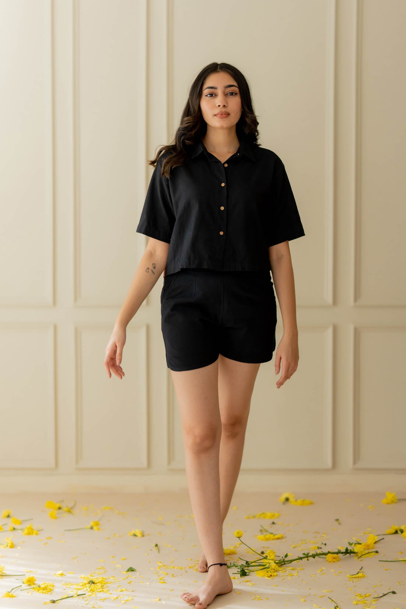 ginny crop shirt