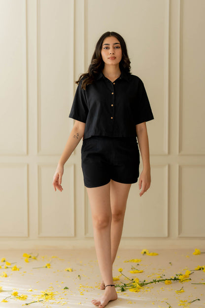 ginny crop shirt