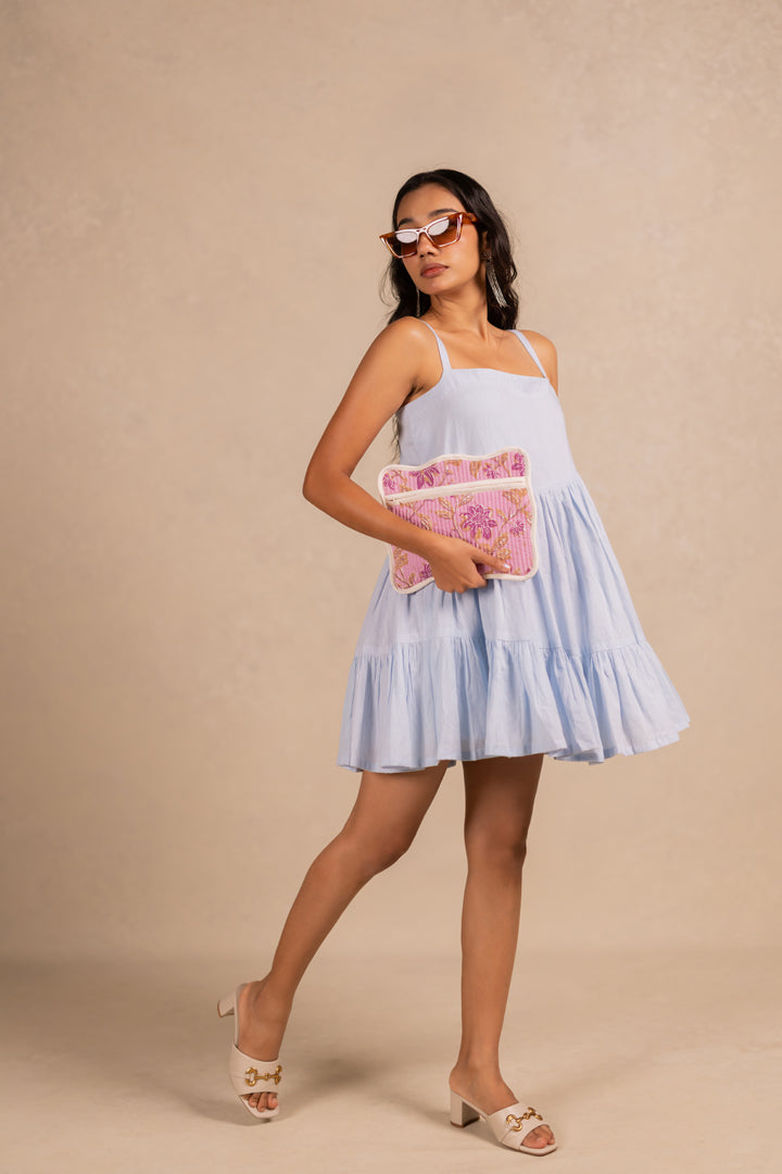 the carry pouch - pink gardenia