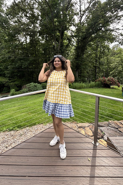 selena dress - gingham edit