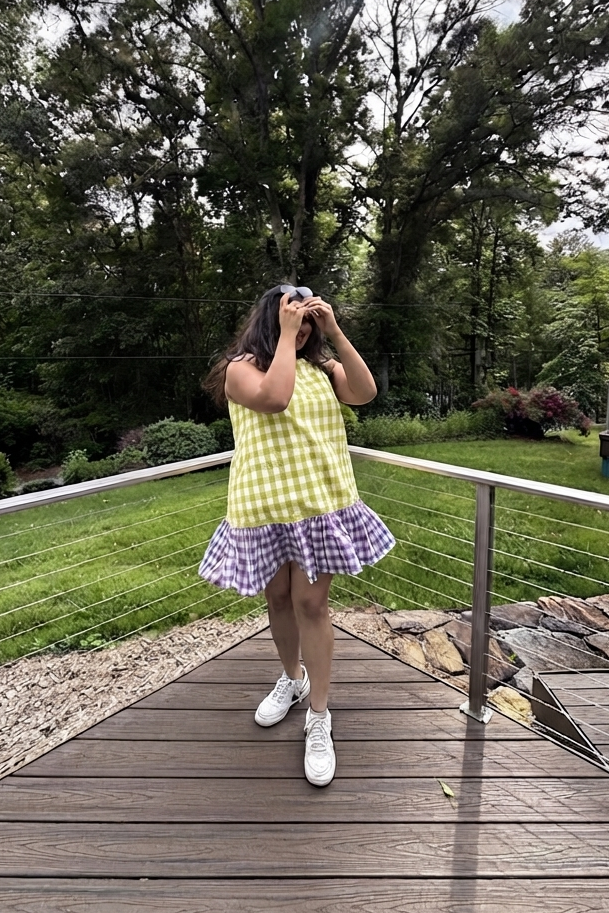selena dress - gingham edit