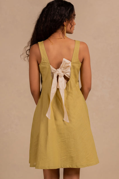 hailey dress - matcha green