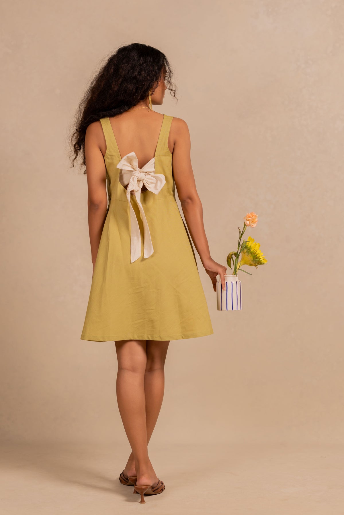 hailey dress - matcha green