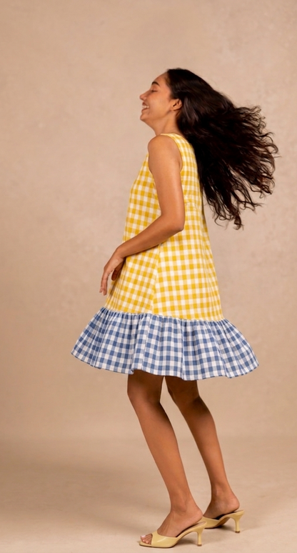 selena dress - gingham edit
